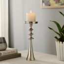 Altar Flame Silver Candle holder