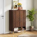 "Entryway Elegance: The Perfect Cabinet for Organization and Style"