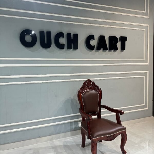 New Handicrafts Wooden Hand Carved Royal Look Chair