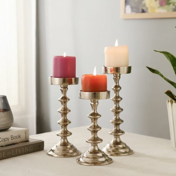 Ebon Whisper Candle holders set of 3