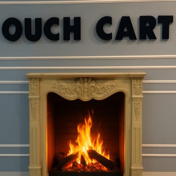 Classic Carved Decorative Fireplace Frame