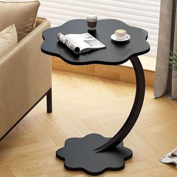 Flower Design C End Table – Compact Side Table for Sofa, Bedside & Small Spaces