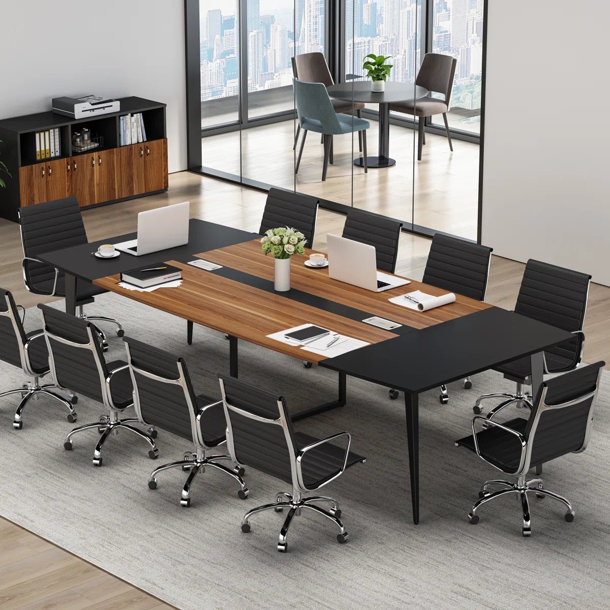 Billey 94.48'' Rectangle Conference Table - Image 3