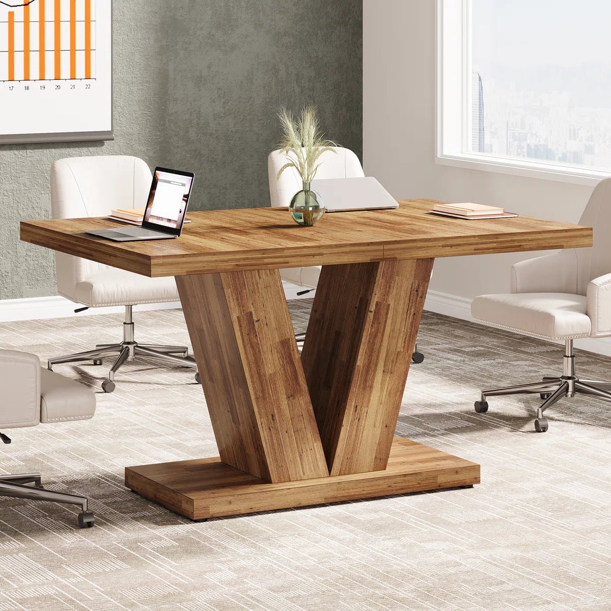 Gardina 47'' Small Conference Meeting Table - Image 2