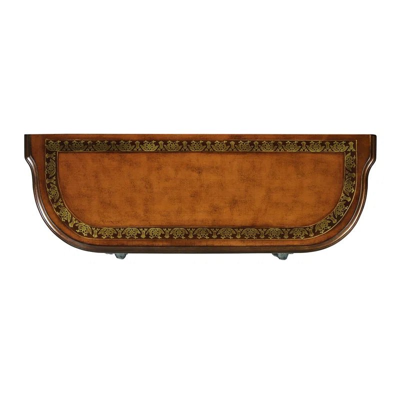 Berkhamstead 42” Console Table with Ornate Horse Motif Legs Design - Image 5