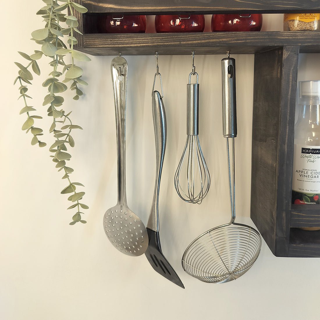 Caterina Wooden Kitchen Storage Rack - Image 7
