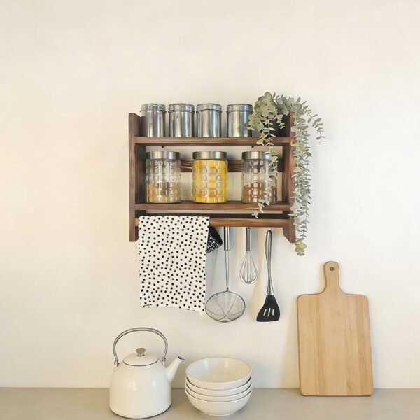 Diana Wooden Kitchen Storage Rack