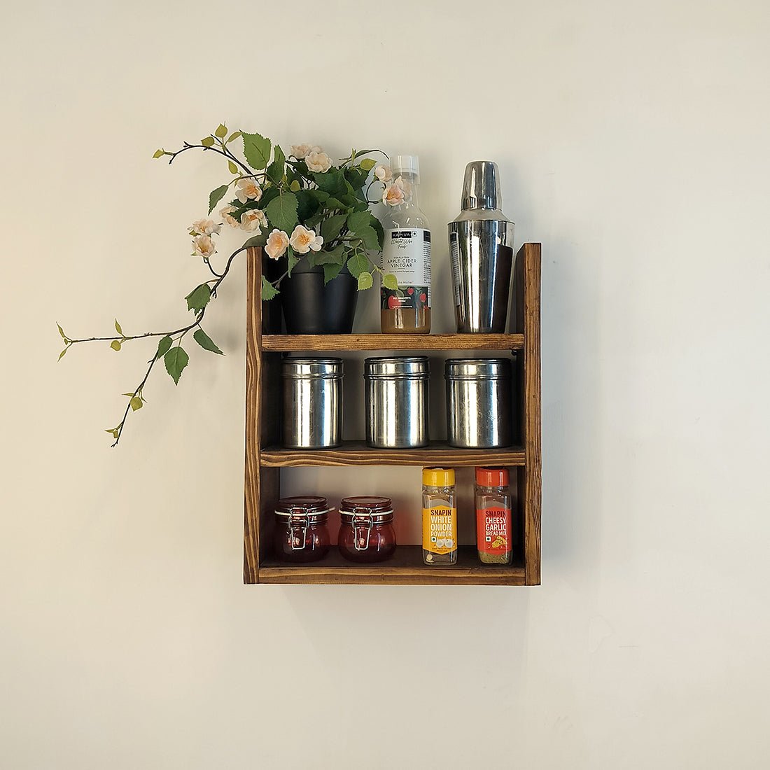Emma Wooden Kitchen Storage Rack - Image 2