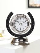 Equestrian Table Clock