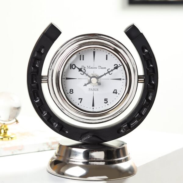 Equestrian Table Clock