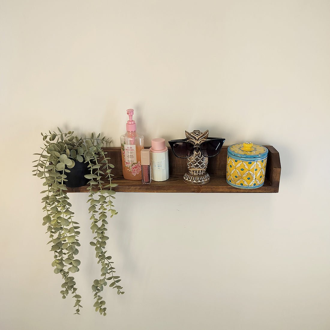 Jean Wooden Wall Shelf Organiser - Image 5