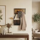 LESTER Wooden Wall Coat Hanger cum Key Holders