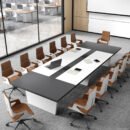 Modern Ergonomic Conference Table - Spacious, Durable, And Versatile Design