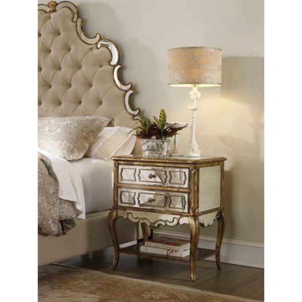 Sanctuary Mirrored Nightstand