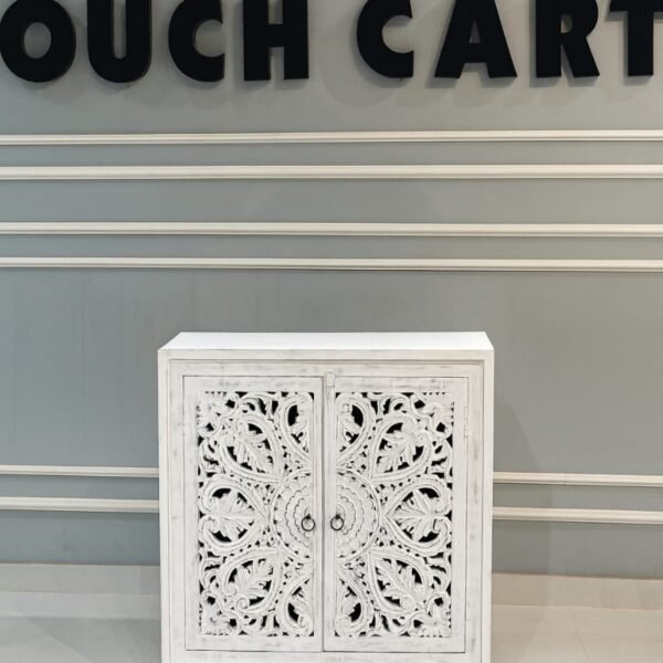 Joshua 2 Door Cabinets and Sideboard (White Finish)